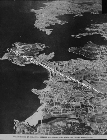 AERIAL VIEW OF SYDNEY NOT TAKEN BY FR.BROWNE